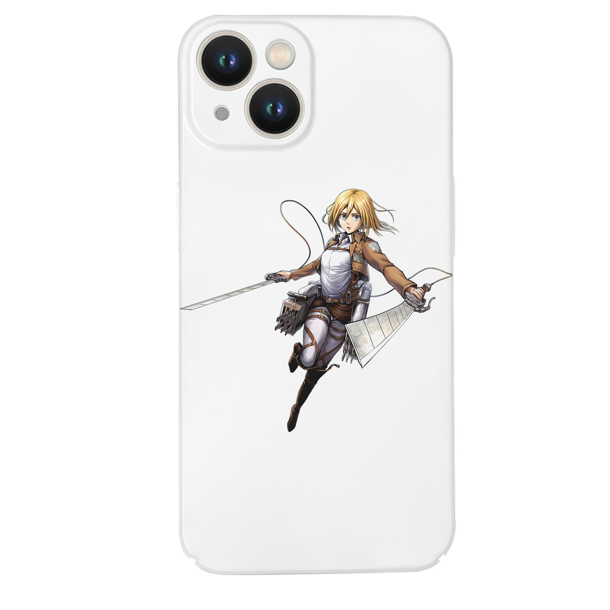 （画像用） 進撃の巨人 クリスタ·レンズ Attack on Titan Christa Lenz 【iPhone 14シリーズ対応】ハードケース